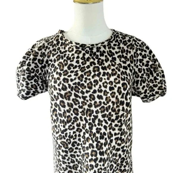 Velvet By Graham & Spencer Anthropologie Leopard Print Dress Women XS Maximalist - Picture 3 of 16